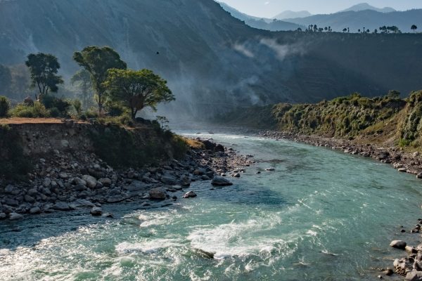 October 2017. The Siti River just outside Chainpur, Bajhang District, Nepal. Photograph by Jason Houston for USAID