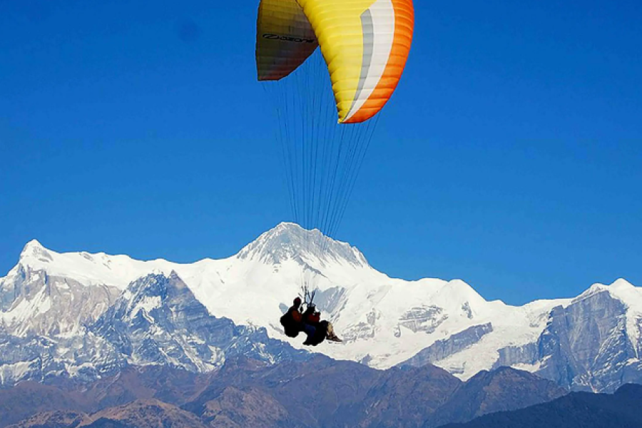 Paragliding in Pokhara